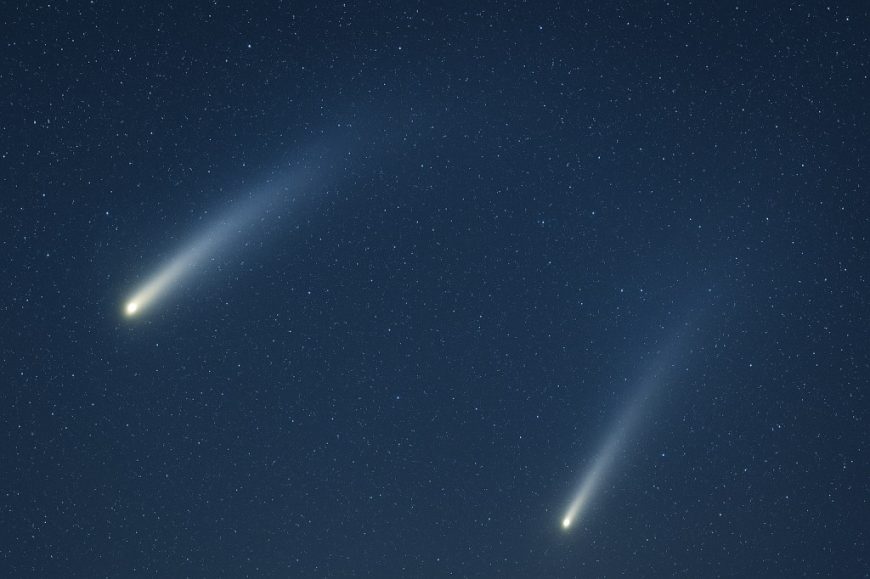insolito:-dos-cometas-son-visibles-simultaneamente-desde-la-tierra-en-estos-dias