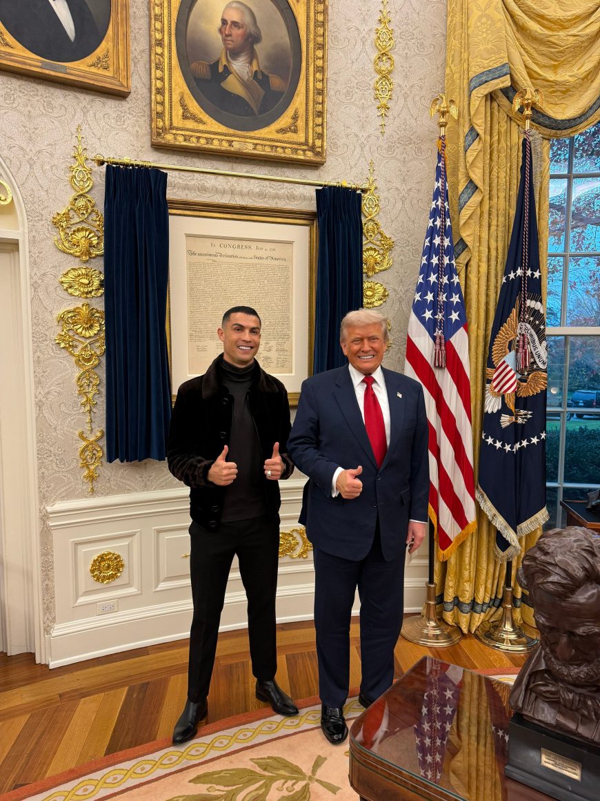 ¡en-la-casa-blanca!-cristiano-ronaldo-se-reunio-con-donald-trump,-presidente-de-estados-unidos